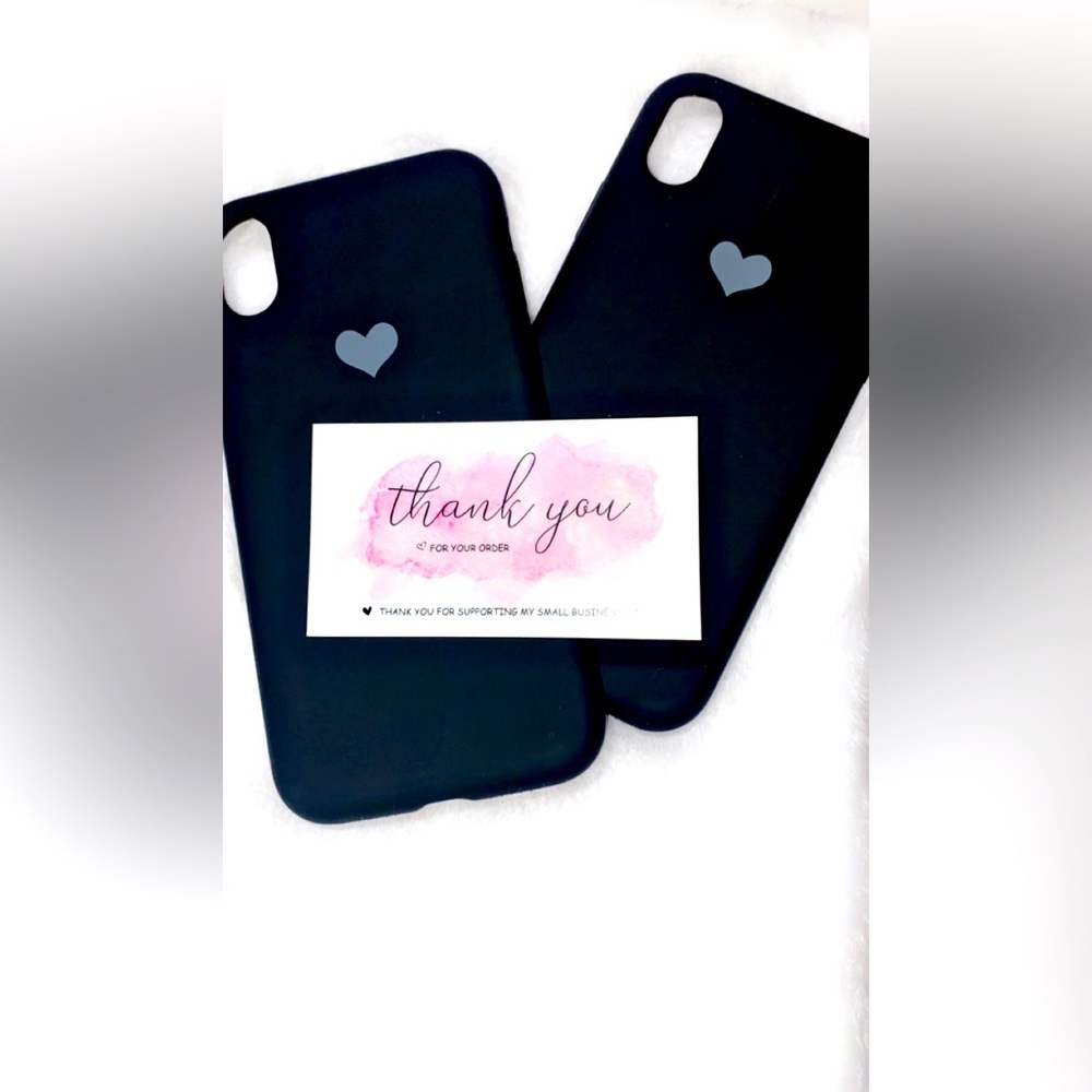 iPhone XR silicone heart cases
